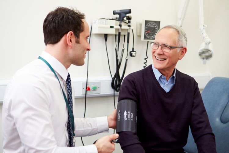 Aging Man Blood Pressure and Health Concerns Care Management Connecticut